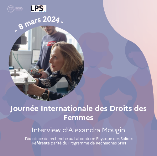  Journée Internationale des Droits des Femmes – interview d’Alexandra Mougin 