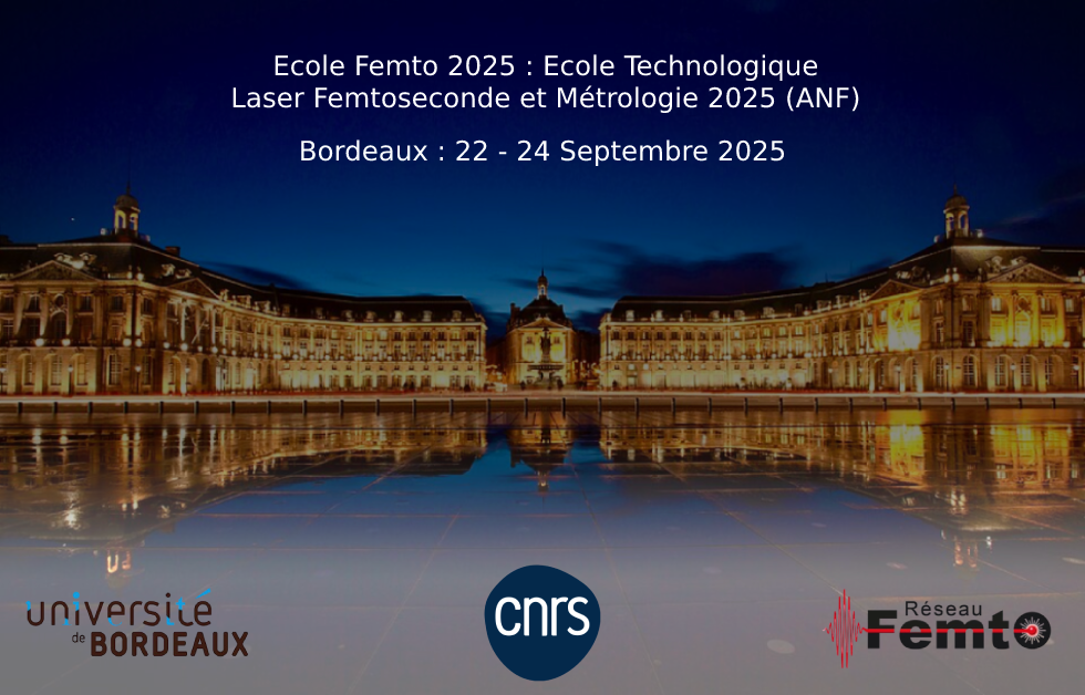  Register now for the FEMTO Technological School 2025 