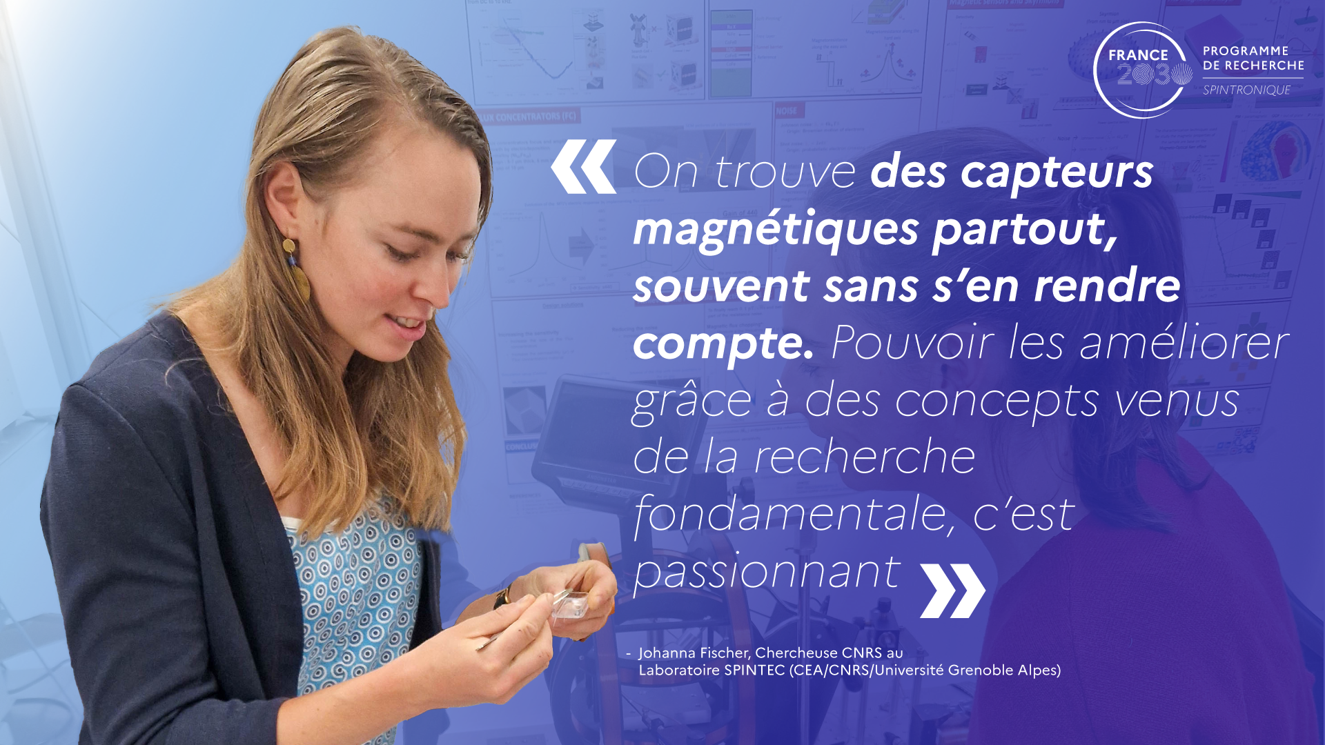  Johanna Fischer, chercheuse CNRS au laboratoire SPINTEC a reçu le prix Jeune Scientifique 2025 de l’EMA 