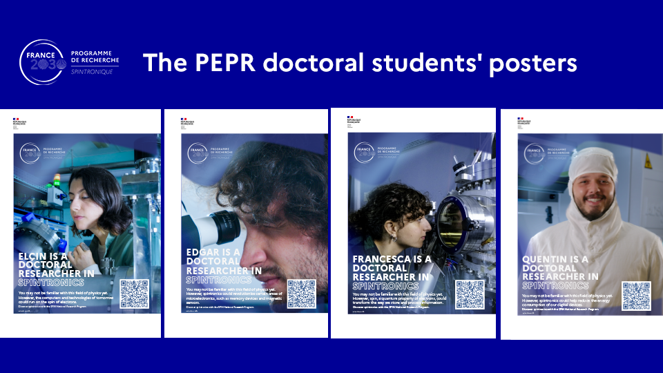  Les posters of the PhD students and PhD candidates of the PEPR are available 
