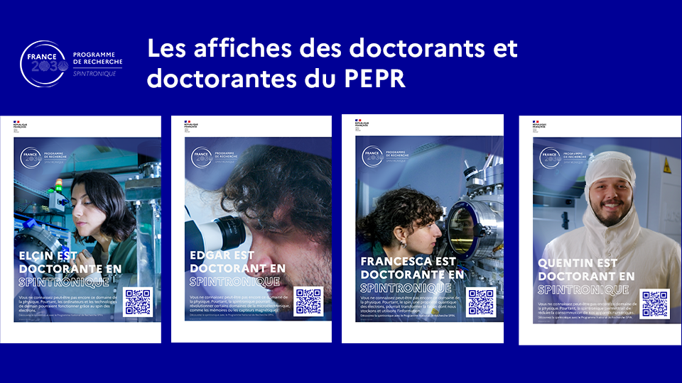  Les affiches des doctorants et doctorantes du PEPR sont disponibles 