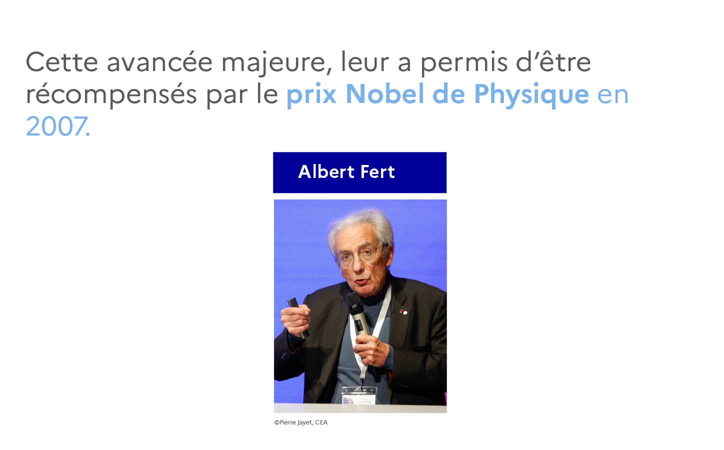 Albert Fert par Pierre Jayet
